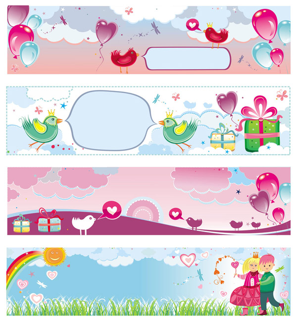 free vector Background vector cute valentine day